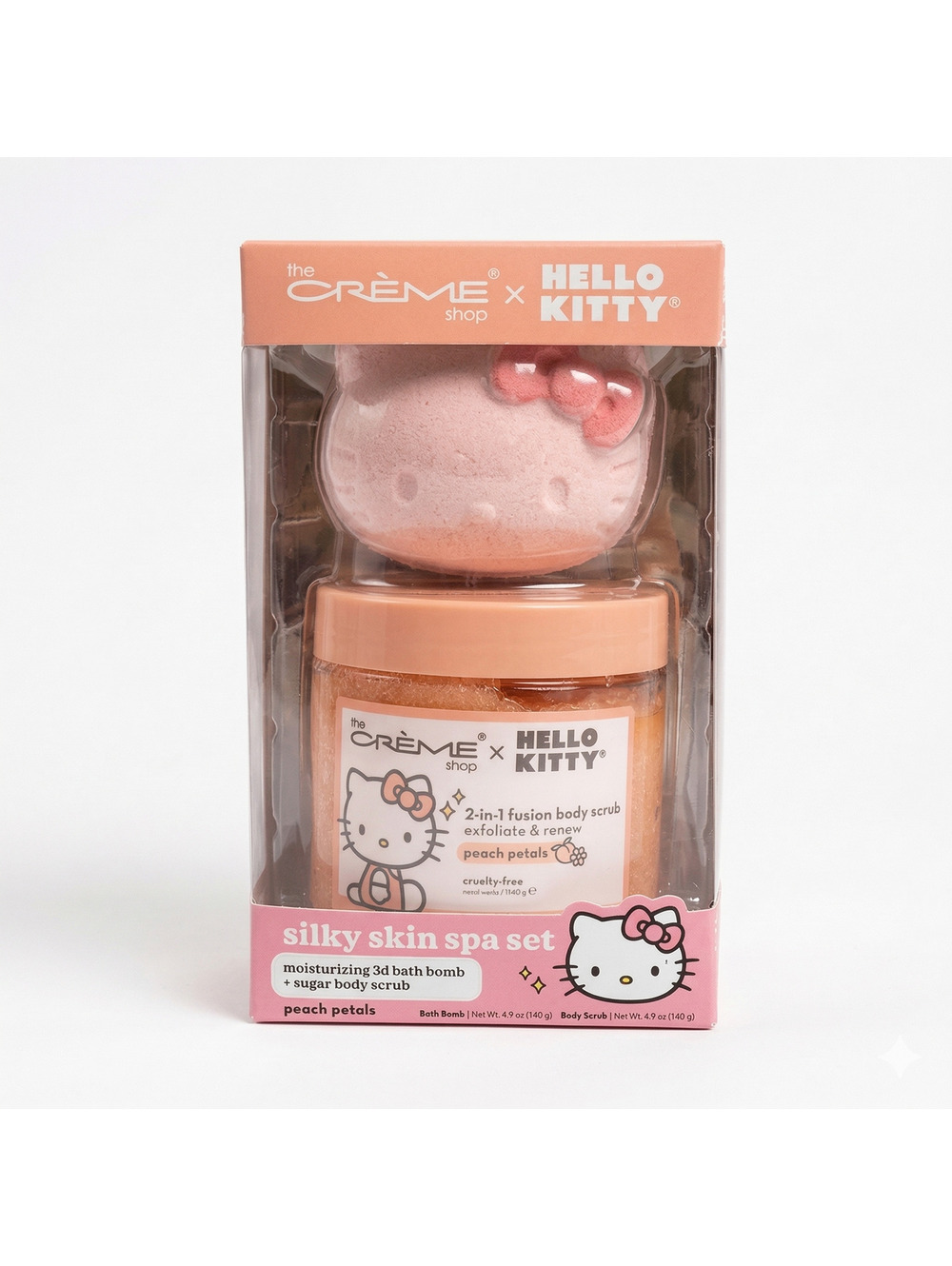 The Crème Shop x Hello Kitty Silky Skin Spa Gift Set (Peach)